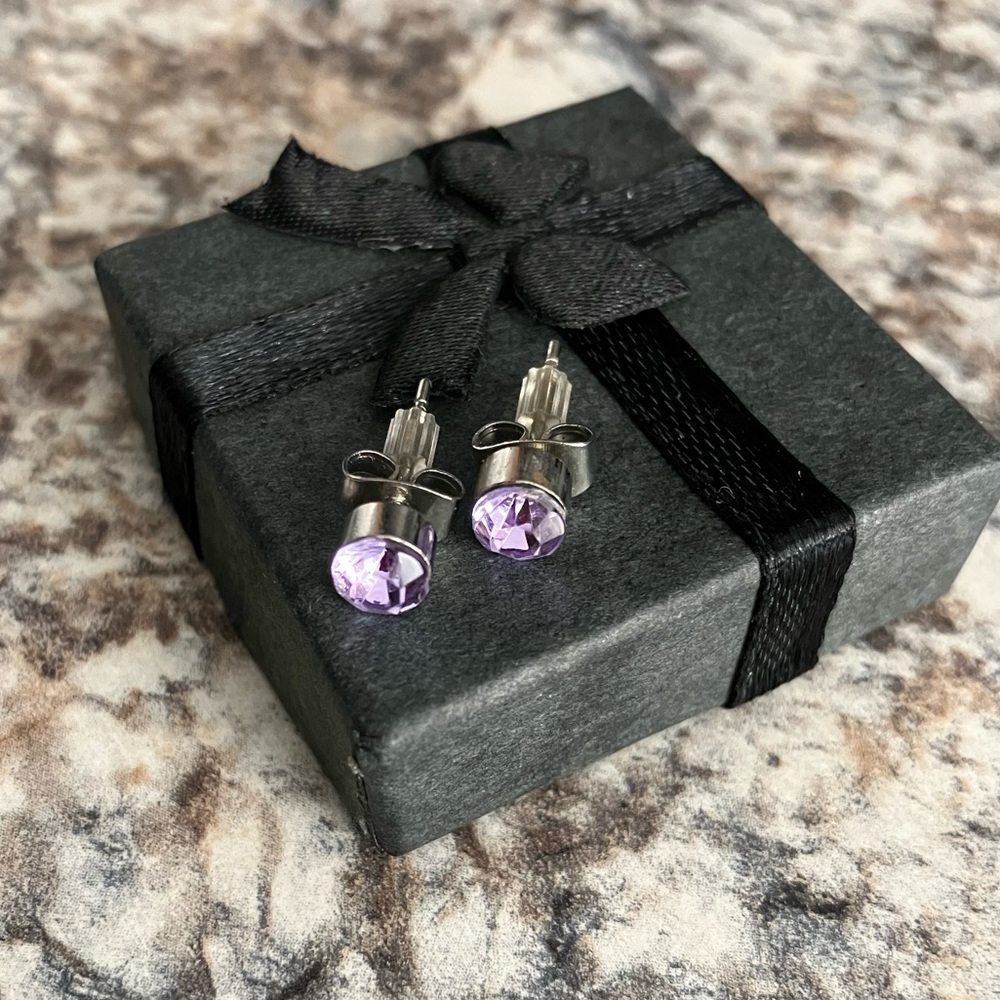 Amethyst Style Earrings NEW